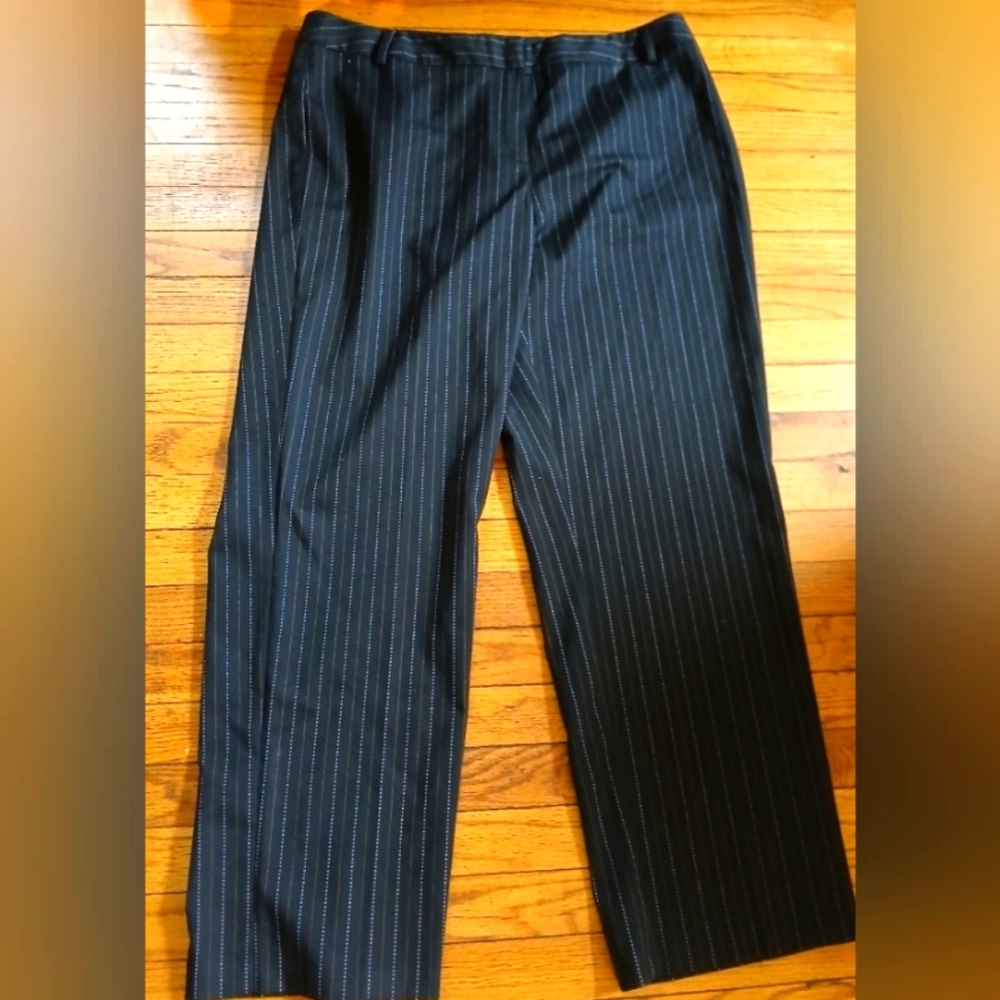 Studio 1940 - Women's Black w/Colorful Stripes Casual Dress Pants. Size 18W